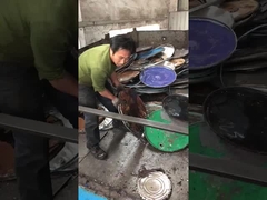 Schrottmaschine mit vier Wellen